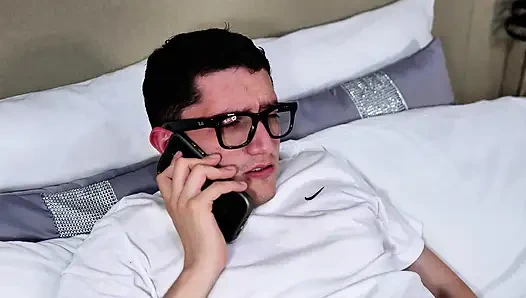 Beautiful pink pussy brunette gives me an intense treatment and relieves my huge cock