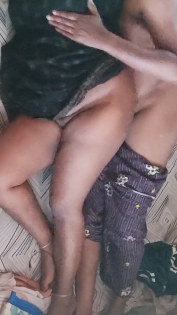 Spectacular moment from "Indian teen having Romantic sex on the bed and gets happy ending"
