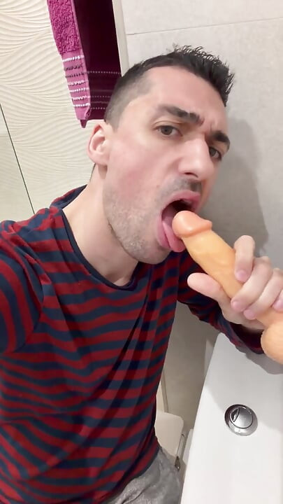 Sexy Stepdaddy Riding Dildo