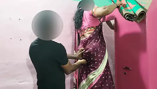 Amateur Desi Stepmom's Hardcore Chair Session with Her Thirsty Stepson - Rough Doggystyle & Creampie