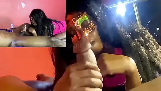 Seni iki açıdan emerken izle üvey baba, merak etme üvey anne bir saat daha evde olmayacak!!