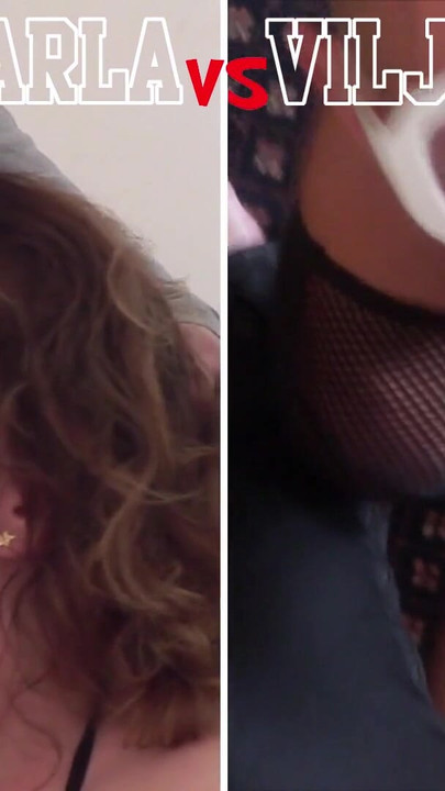 Stunning moment from "Head to Head Competition: Carla vs Vilja Sloppy Throat Fuck"