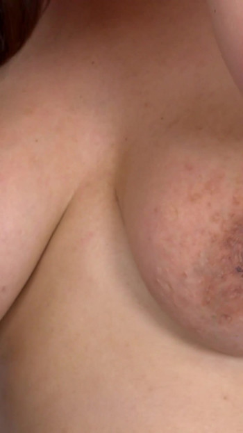 Emotional moment from "Brunette MILF Winnie Helenka gets her hairy pussy examined"