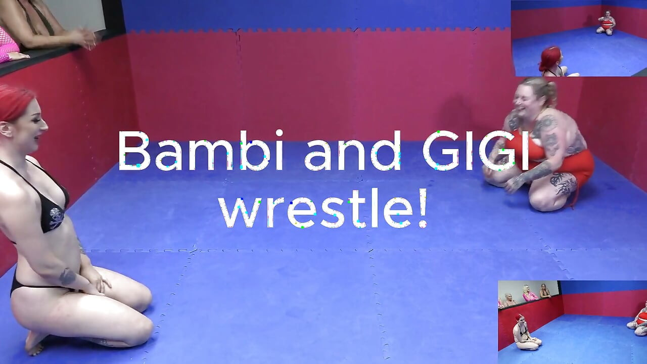Bambi and Gigi Wrestle