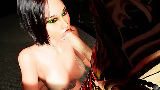 HORNY NIGHTCLUB WHORE TRY THREESOME WITH TWO GUYS