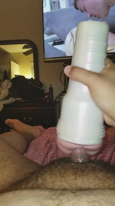 fleshlight fucking watching porn