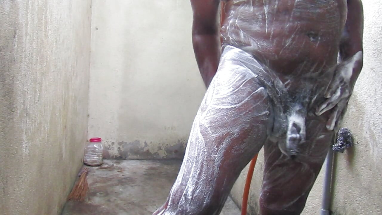 Soft and Hard in the Shower Bathing - a Clean Cock Is a Happy Cock