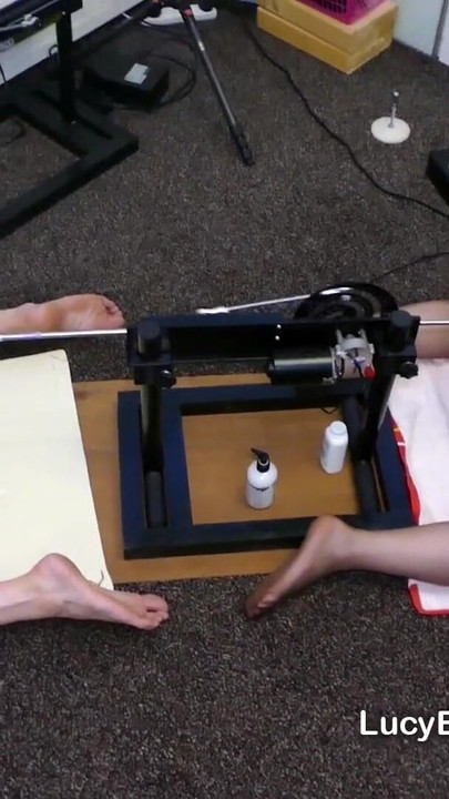 Thrilling moment from "Amazing Fucking Machine Double Dildo Duel"