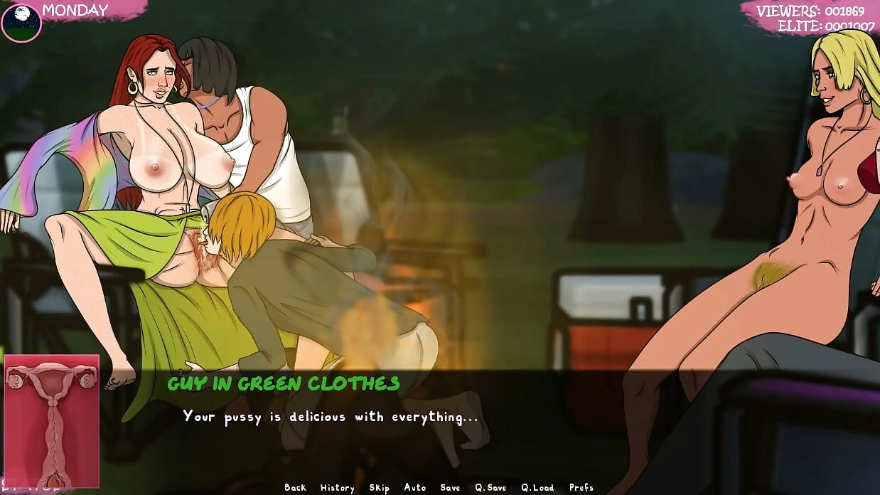 Lust town - gameplay - permainan peran - pesta pantai bukkake facial