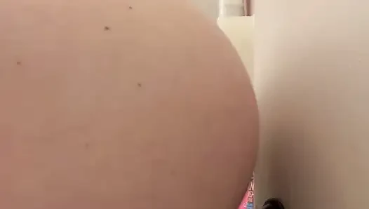 Soapy pussy masturbation and getting fucked with a dildo