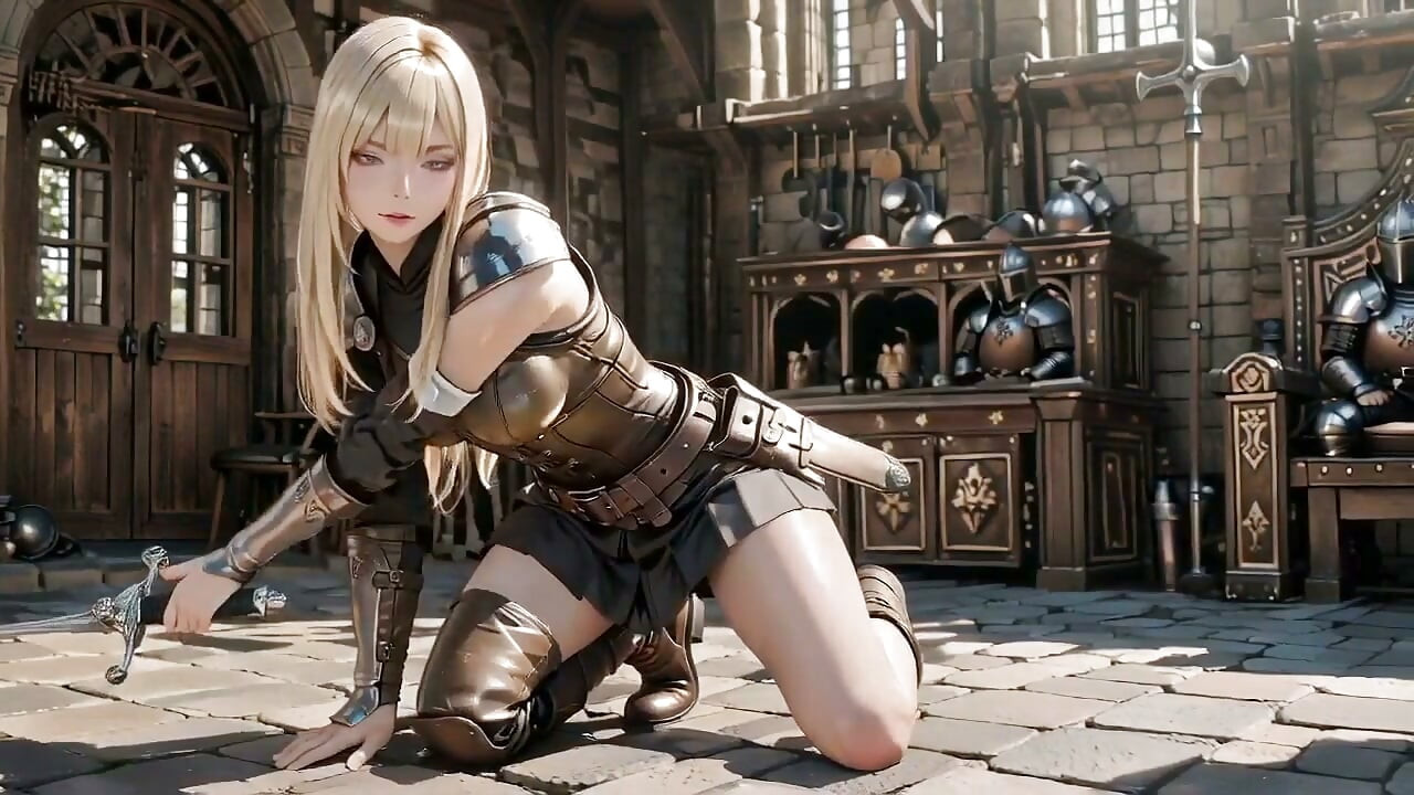 Blonde Knight's White Fantasy.