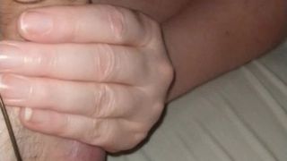 Wife gives me a blowjob and swallows