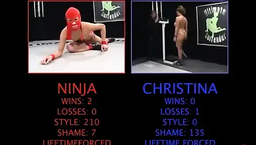 Der Ninja (lebenszeit 14-2) gegen da Bombe (lebenszeit 0-1)