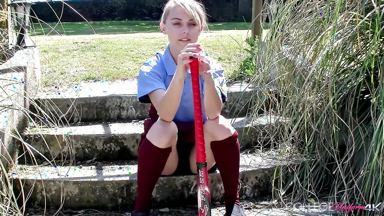 Hockey Stick Jerk off Featuring Chloe Toy