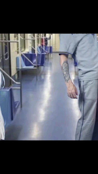 Must-see moment from "Pervert gets on the train rubbing cock on women in public!"