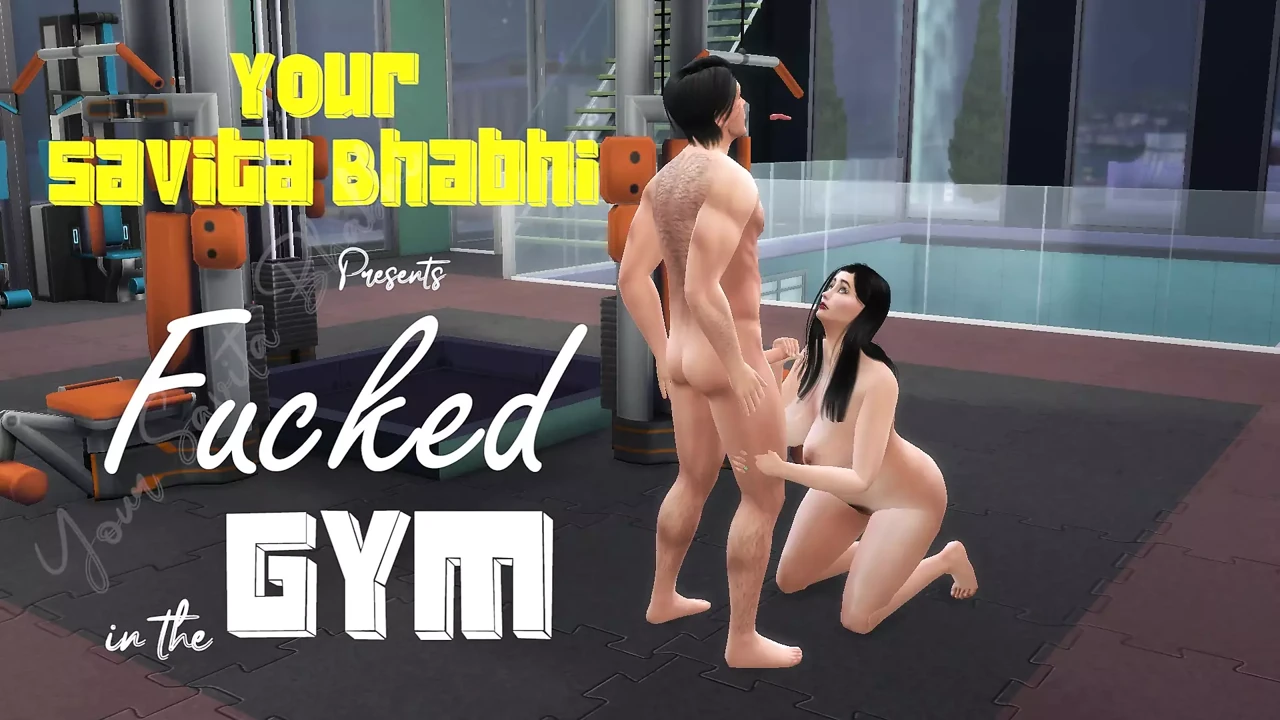 Desi Bhabhi Savita fucked by her devar in a gym