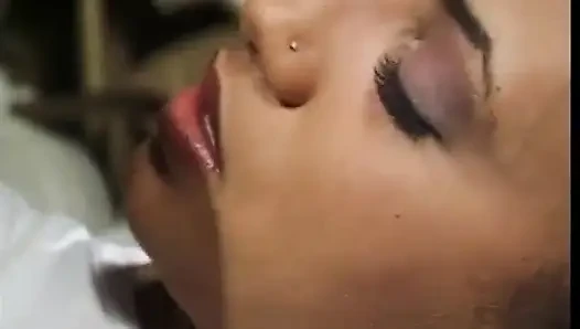 Young bitch enjoys getting her black pussy fucked by a black cock