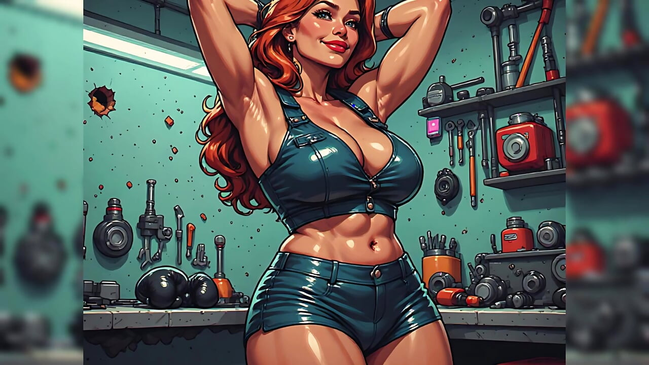 Seksowne kobiety boxercise art