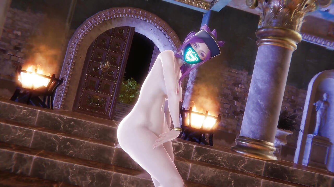 Mmd Meovv - Hands up Akali Sexy Dance Nud League of Legends necenzurat