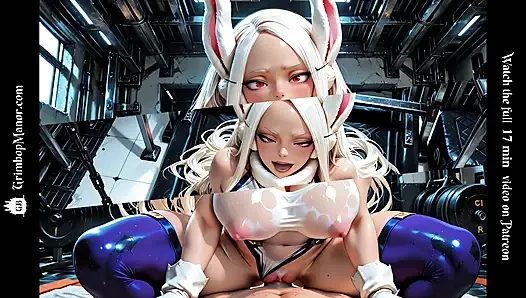 POV: You're destroying Mirko’s tight bunny pussy