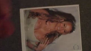 Сперма на сиськах Mariah Carey