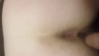 Wife hot ass bouncing on cock doggy style