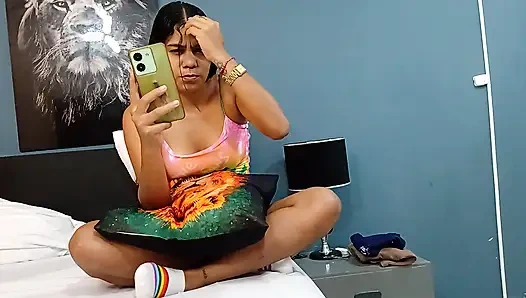 I scissor with my girlfriend until I orgasm