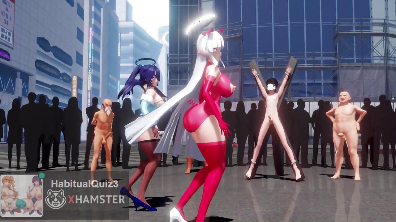mmd r18 3d hentai ahegao Blue Archive Cellphone paranoia girl sexy princess ntr dildo fuck hard sex ahegao blowjob