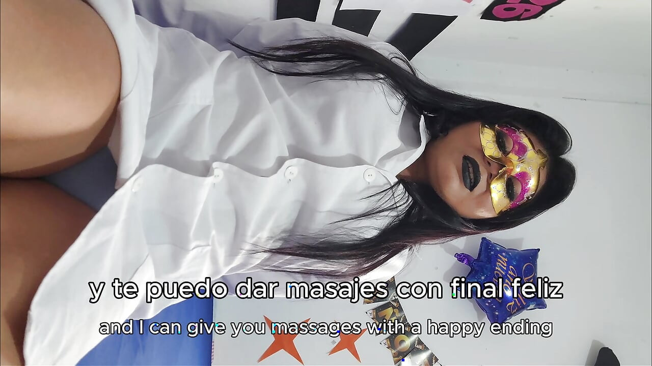 Seksowna masażystka masturbuje się, mówiąc o zboczonych rzeczach