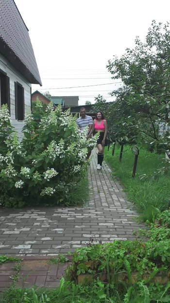 Chubby Teen Anal Fucked in Front of Old Man