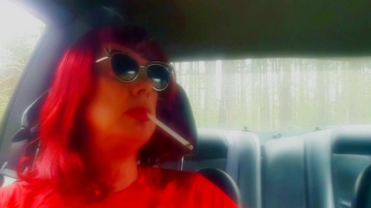 YOUR 65 YR OLD TG GILF LOVES TO TURN YOU ON WITH HER VS120 CAR SMOKING