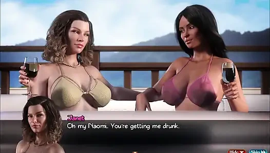 Orta yaşlı seksi lezbiyenler üvey anne Amerikalı ve latin