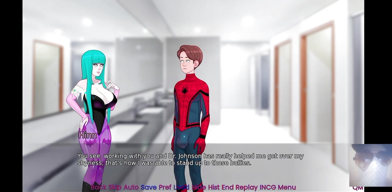 HINATA FROM NARUTO IS SURPRISED! I FUCK HER IN SPIDERMAN COSTUME.