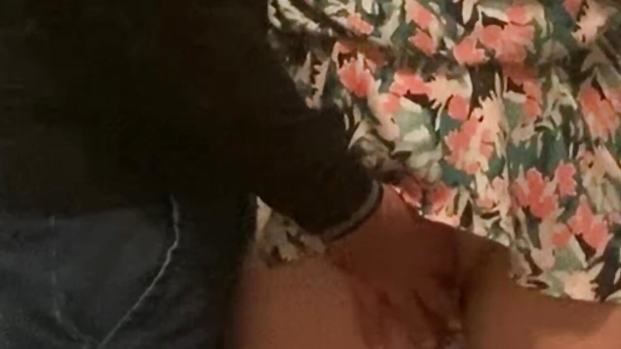 Finger Fucking Slut Milf in Subway