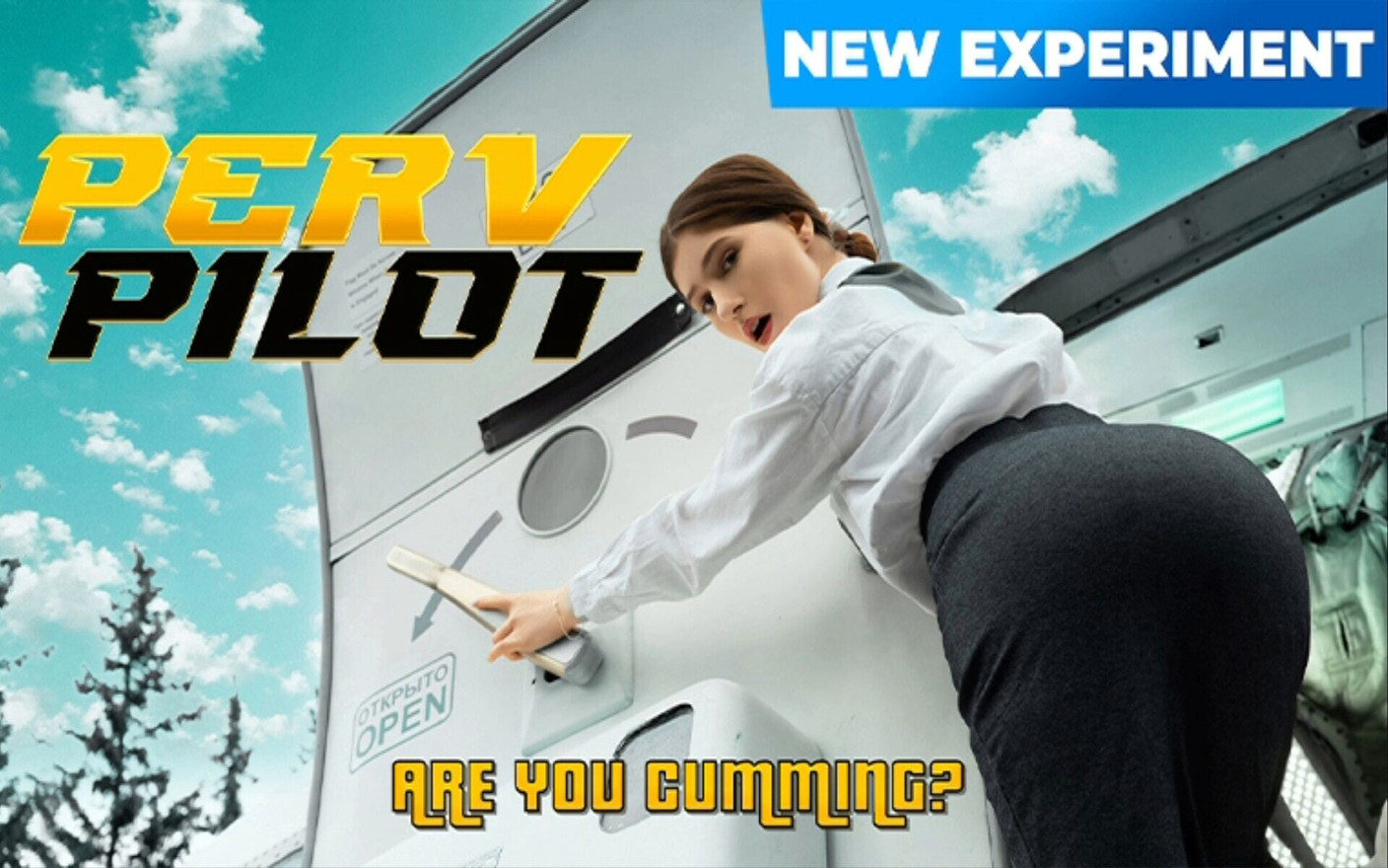 La aspirante a asistente de vuelo Hot Pearl recibe una entrevista muy práctica con un piloto pervertido