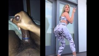 Black Cocks jacking off to Lele Pons