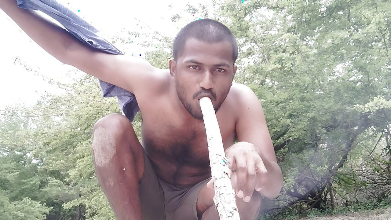 Xhard On Dick On Duty in forest alone