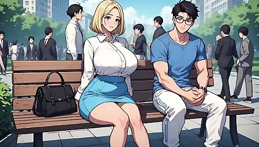 Sex, blonde, uncensored Hentai animation.