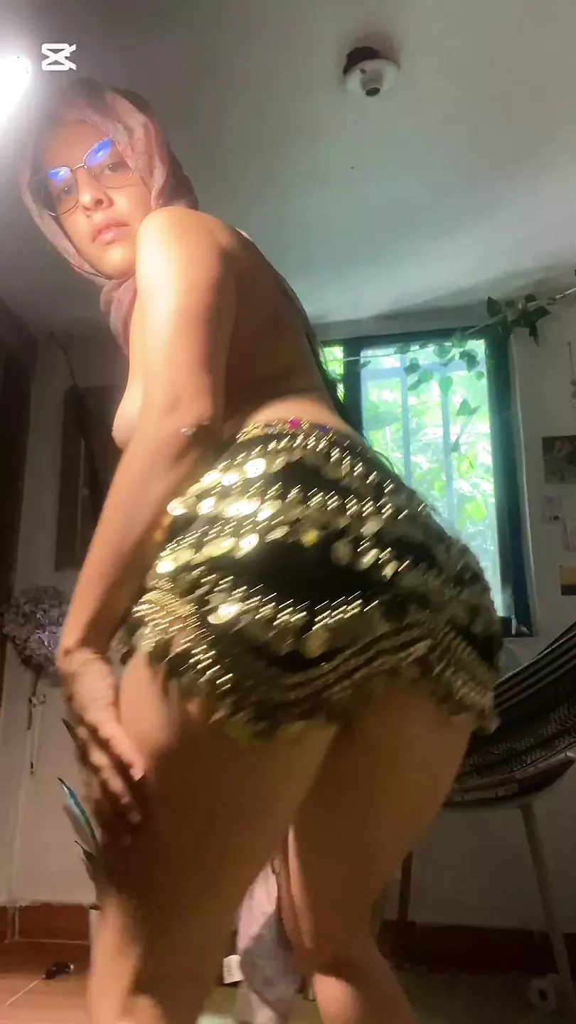 Arab doing a very sensual Arab dance