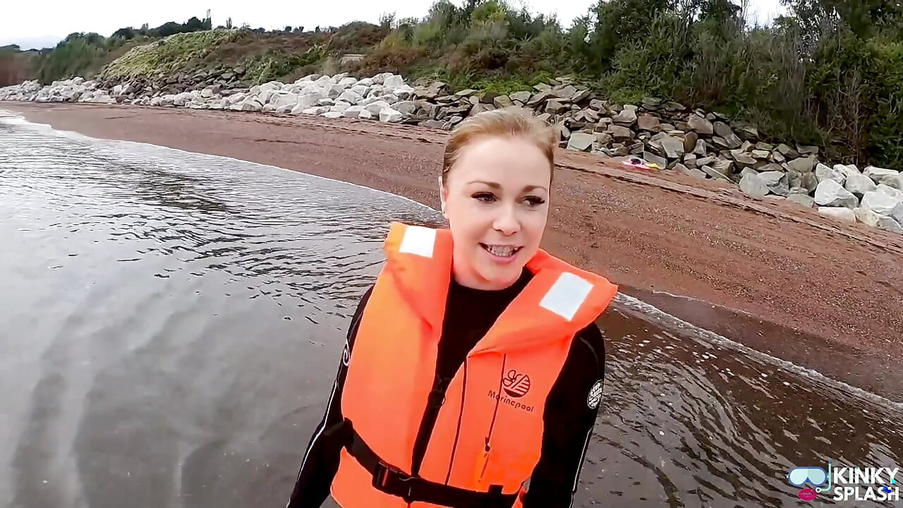 Strapped Tight & Floating Free - Sexy Wetsuit Life Jacket Test