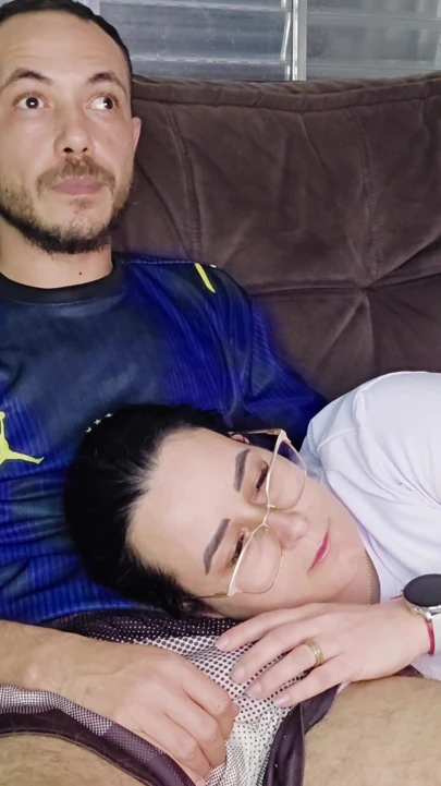 Stepsister is seduced by her stepbrother while watching the Brazil game | Clip 1
