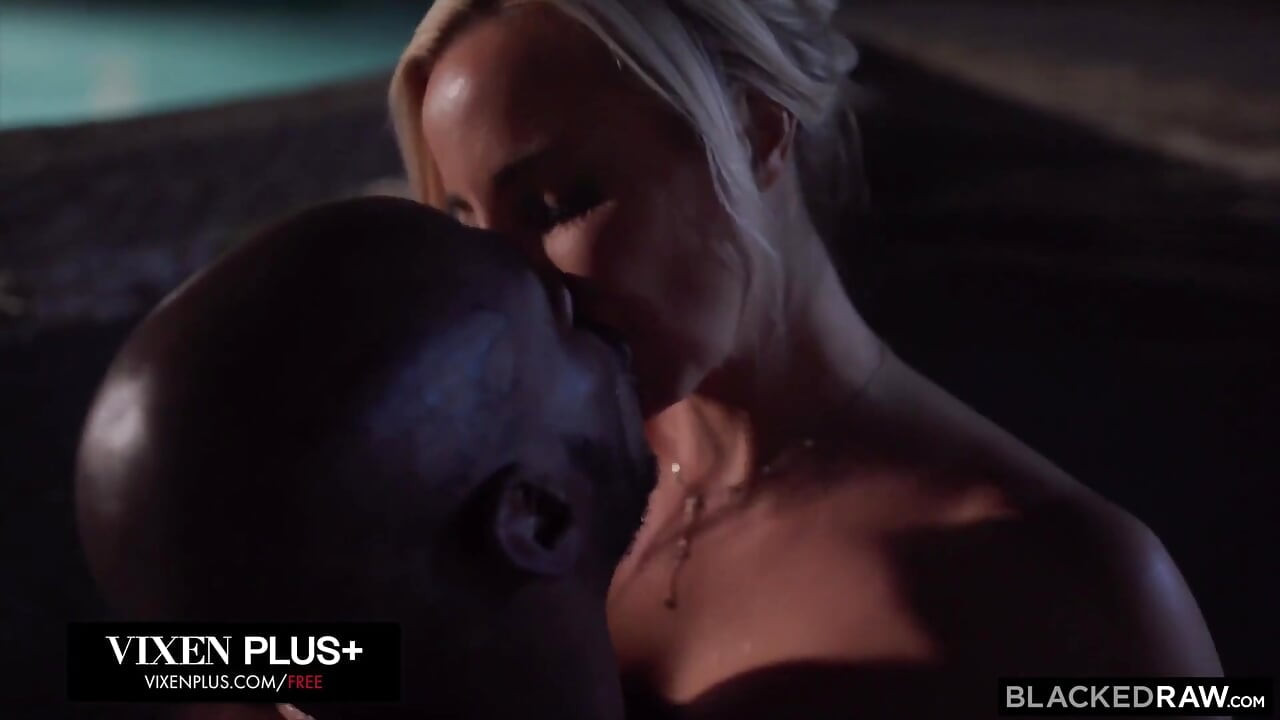 Blackedraw Busty Blonde MILF Loves to Deepthroat Huge BBC