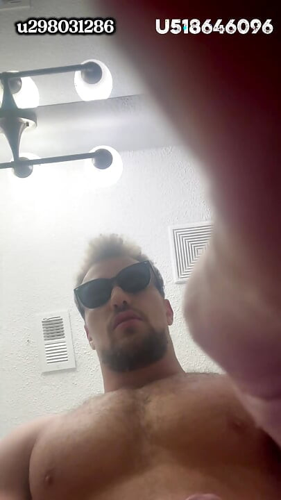 Hot guy jerking off