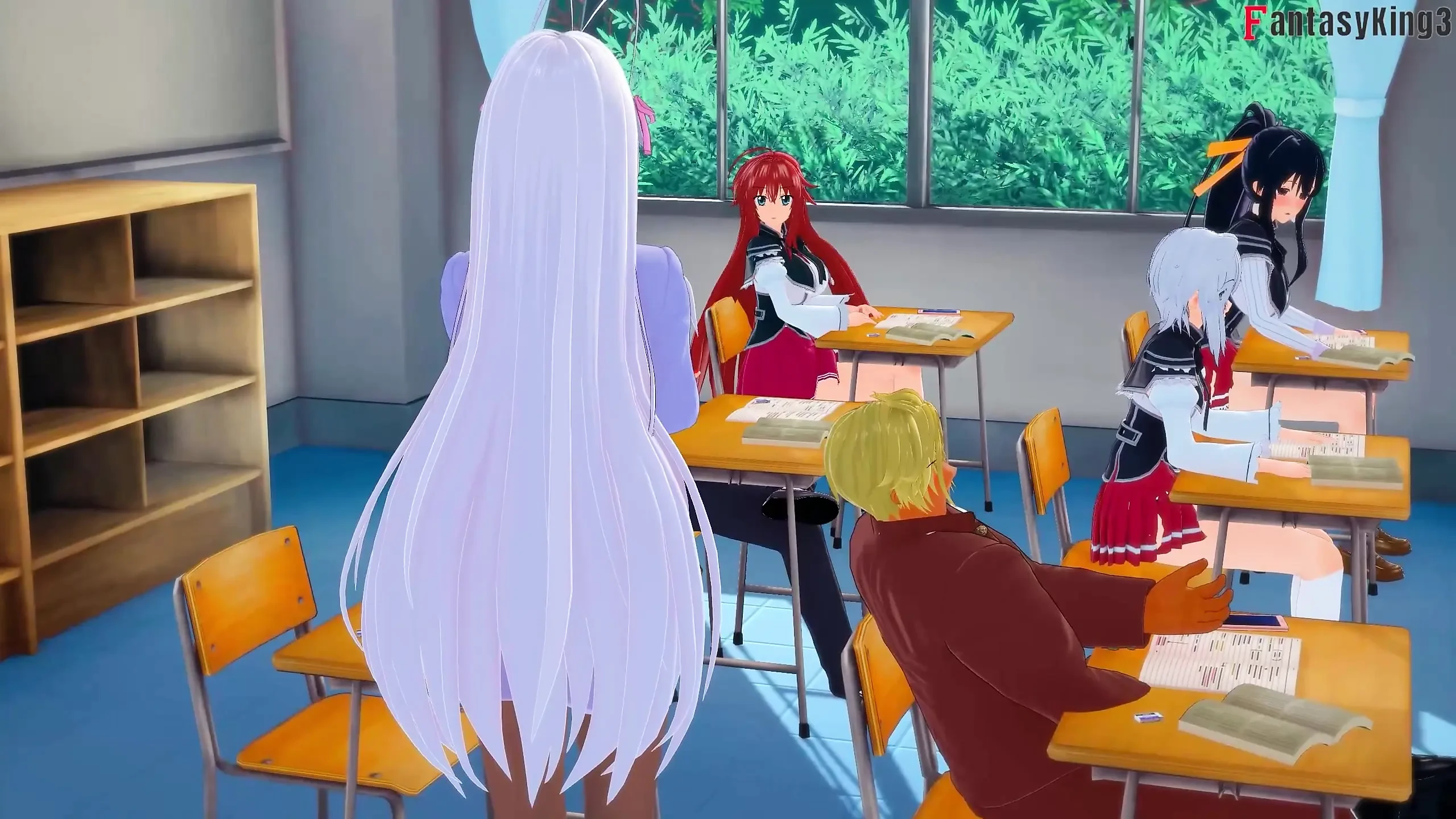 Rias Gremory在浴室里被干 - DXD NTR疯狂系列