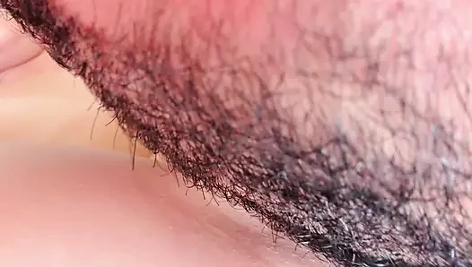 Bearded Guy Devours Wet Pussy in Extreme Close-Up - Intense Cunnilingus & Fingering Until She Cums Hard