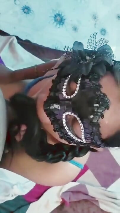 Hair Blow and Cum Shoot in Her Stomach
