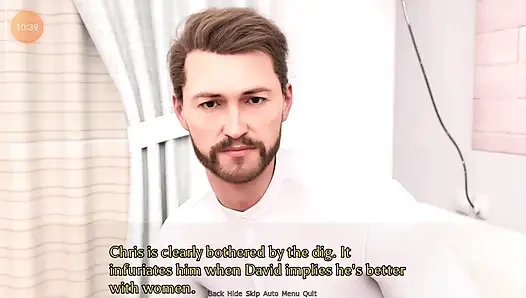 A Perfect Marriage #8 Chris and Anne chat while in bed.