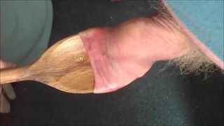 Two uses for a wooden spoon