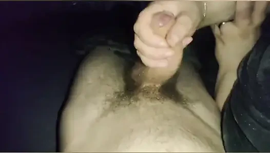 a horny handjob from my stepsister until I cum a horny happy ending