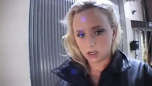 Gorgeous Blonde Beauty Vanessa Michaels Warms up Her Pussy with Dildo in the Car Before She Meets Her Well Hung Lover